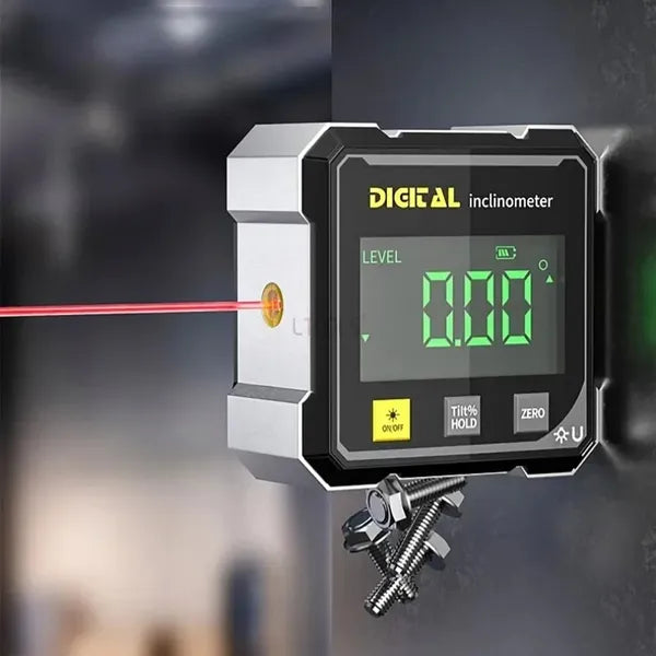 Digital Magnetic Angle Gauge Inclinometer with LCD Display - Hand Tool