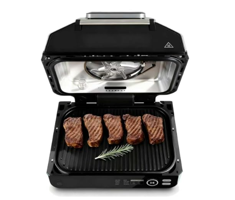 Large Electric Barbecue Grill - Multi-Functional with Non-Stick Coating