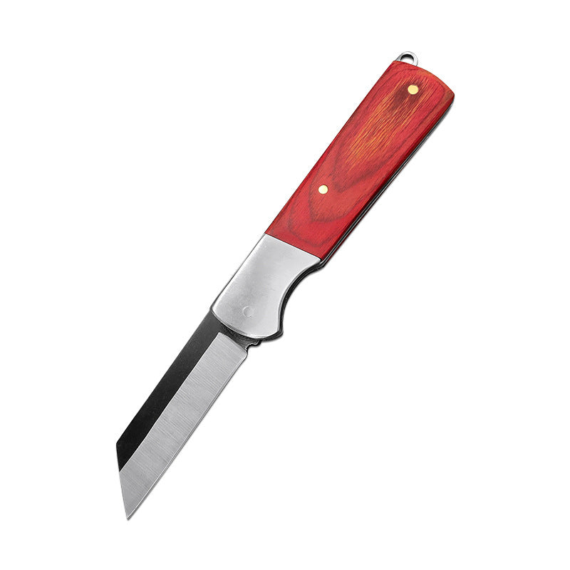 Stainless Steel Grafting Knife Set with Wooden Handles - Garden Fruit Tree Pruning Tool