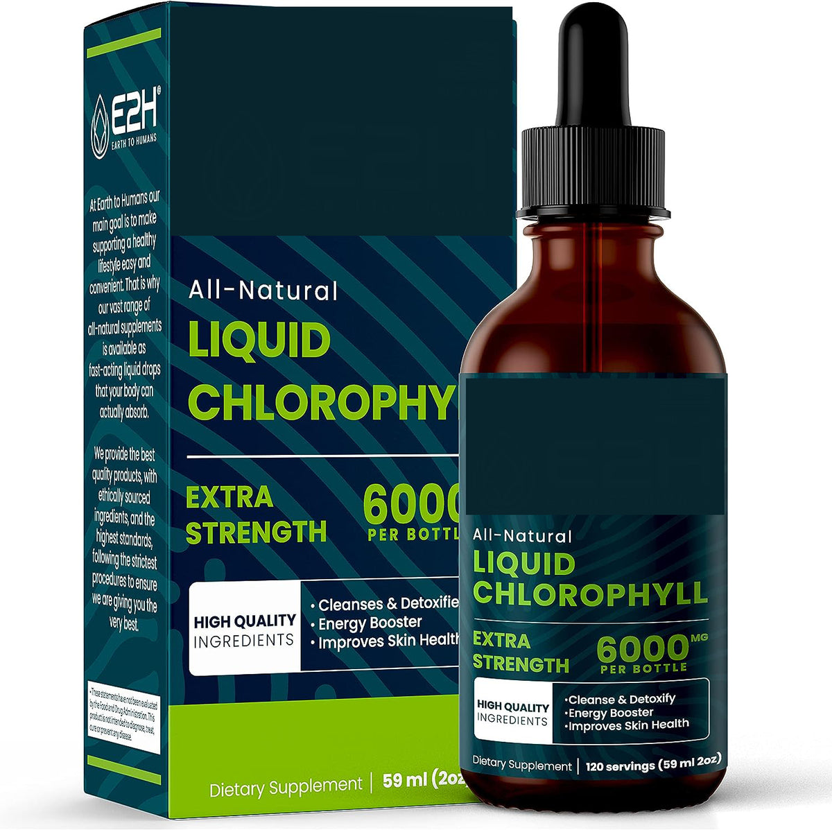 Chlorophyll Drops 60ml Bottle