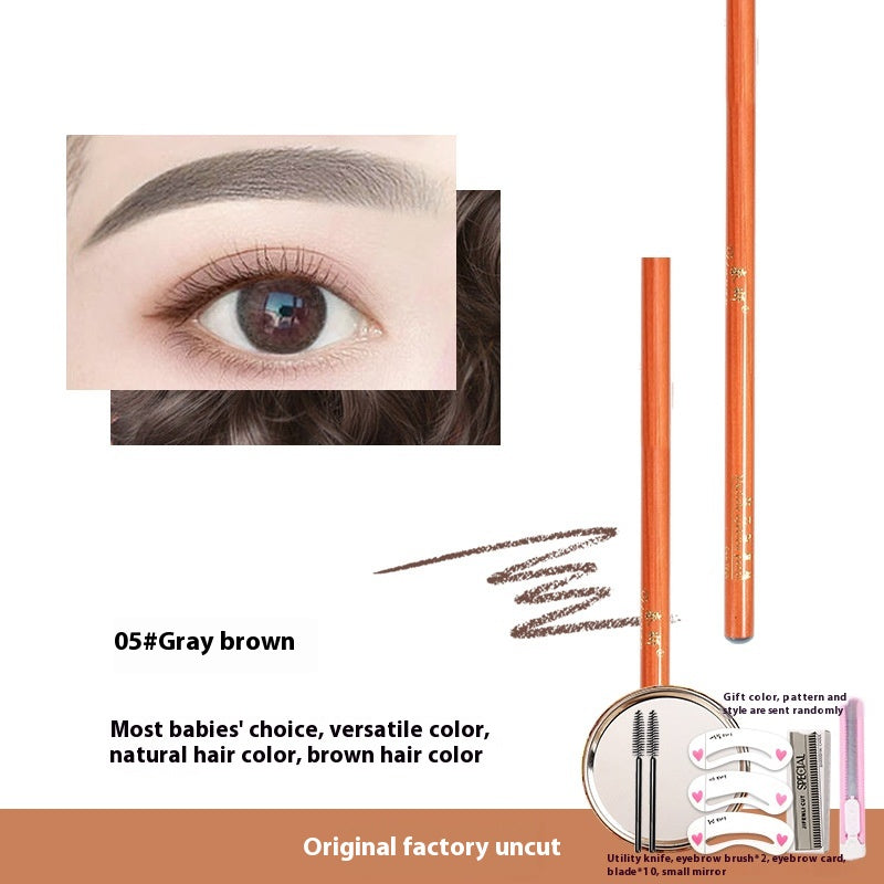 Waterproof Eyebrow Pencil Set - Durable Makeup for Natural Look