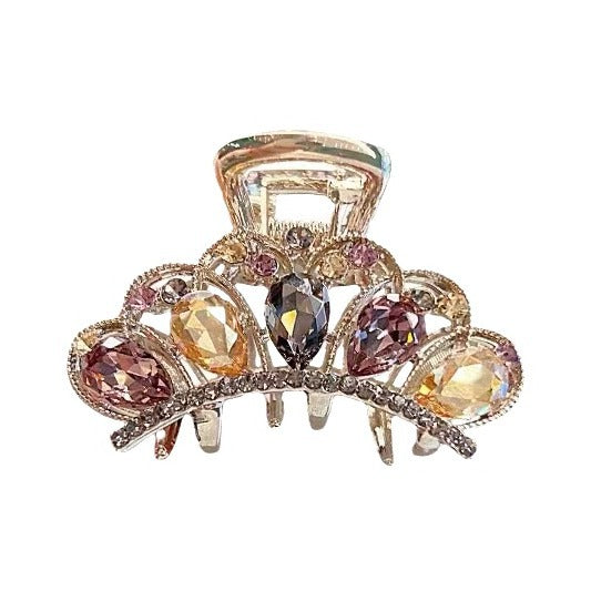 Crystal Crown Alloy Hair Clip