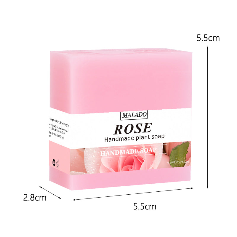 Square Rose Soap Bar - 100g
