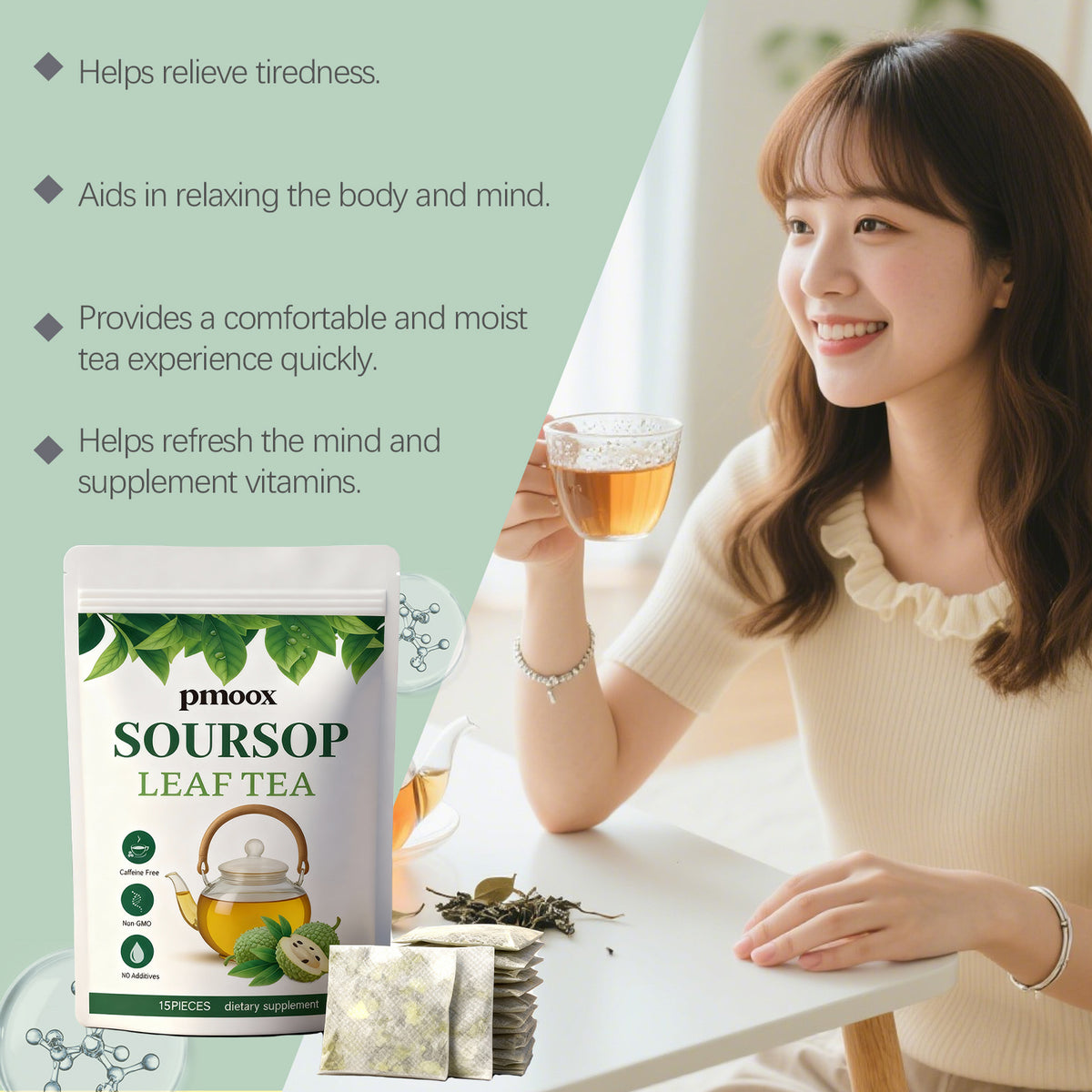 Soursop Leaf Tea - 15 Pieces Herbal Blend