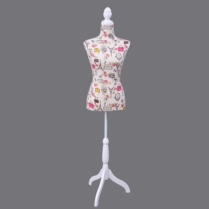 Half Body Linen Fabric Wrap for Models Costume Display & Dress Styling