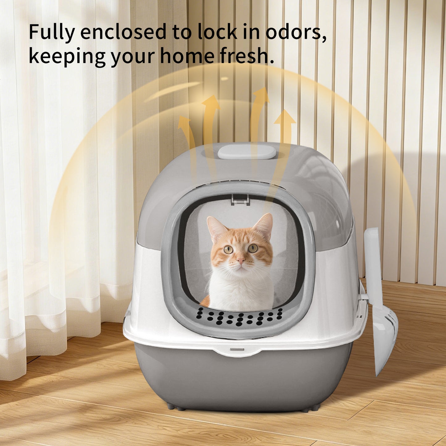 Self Pickup Cat Litter Box - Multiple Colors, Pet Furniture Tool