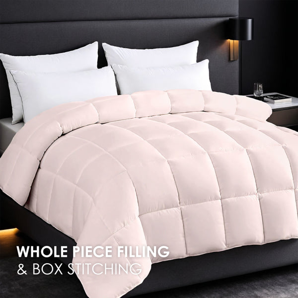 Pink Oversized Duvet Inserts - Soft & Fluffy Bohemian Design