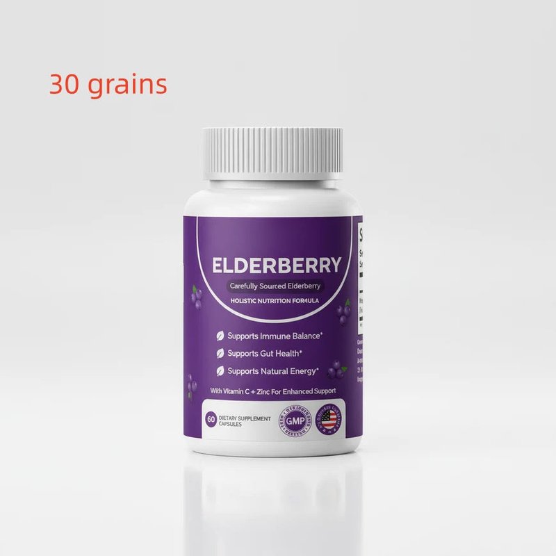 Elderberry Capsules - Natural Immune Support