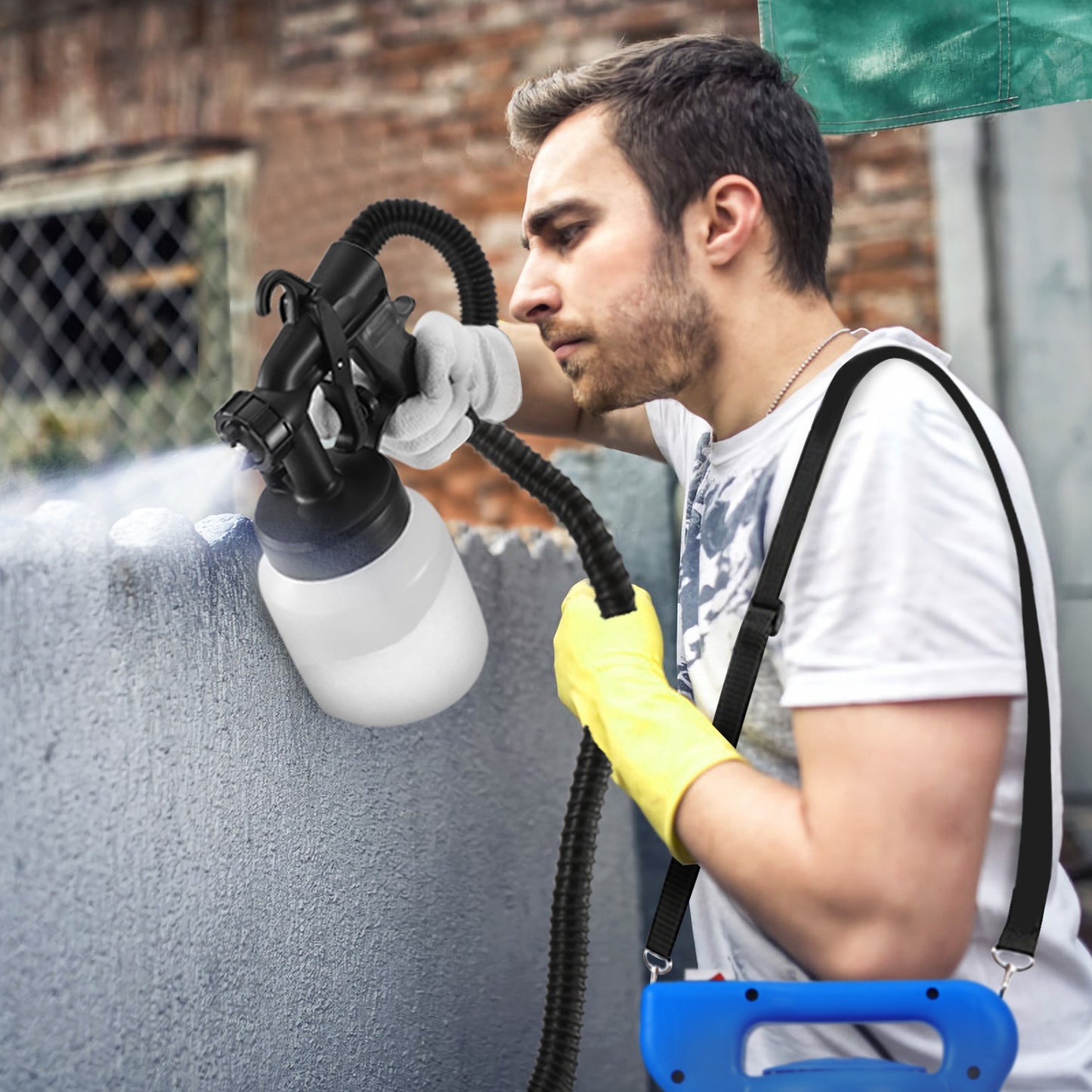 800ML Paint Sprayer with HVLP System for Interior and Exterior Painting