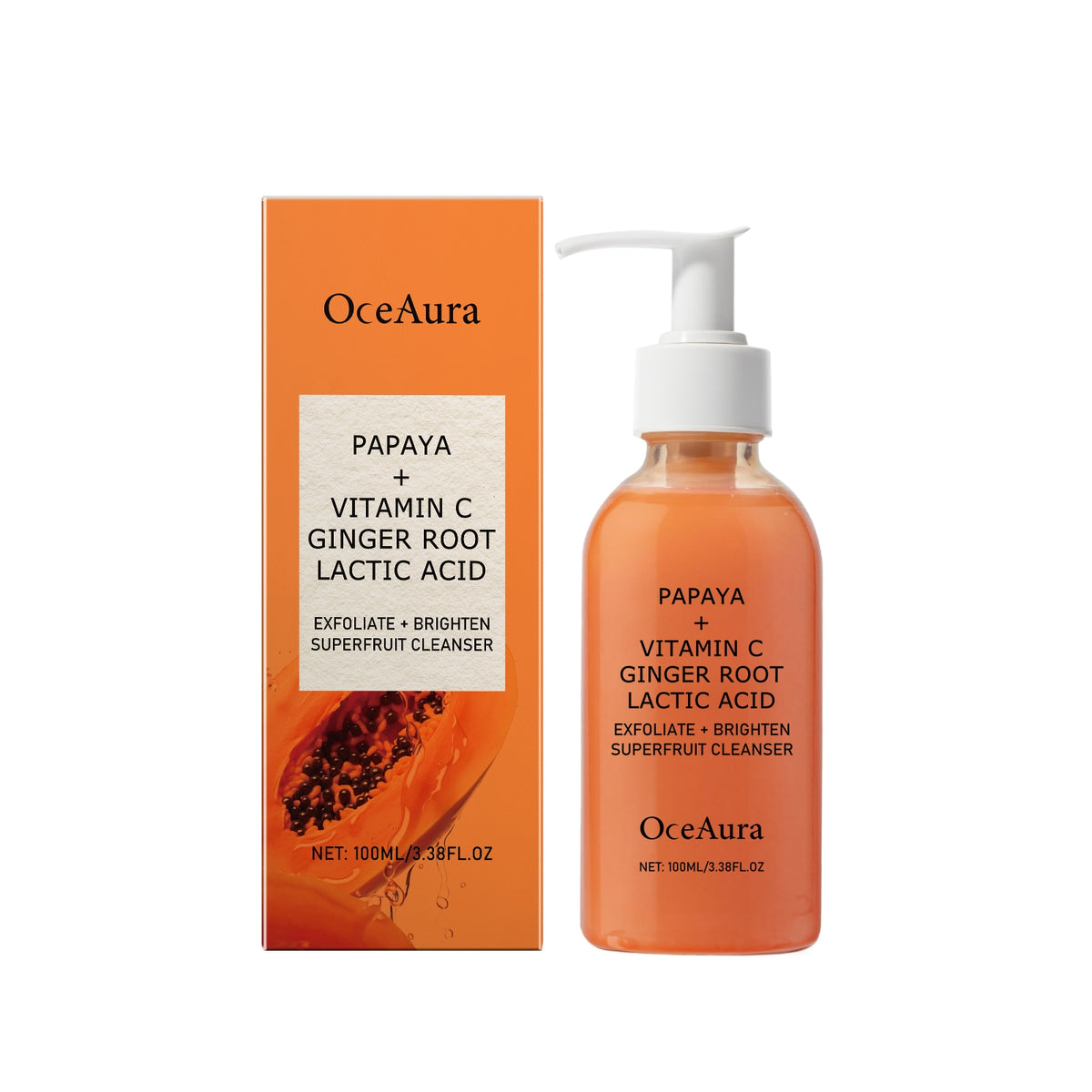 Superfruit Facial Cleanser with Papaya & Vitamin C - 100ml