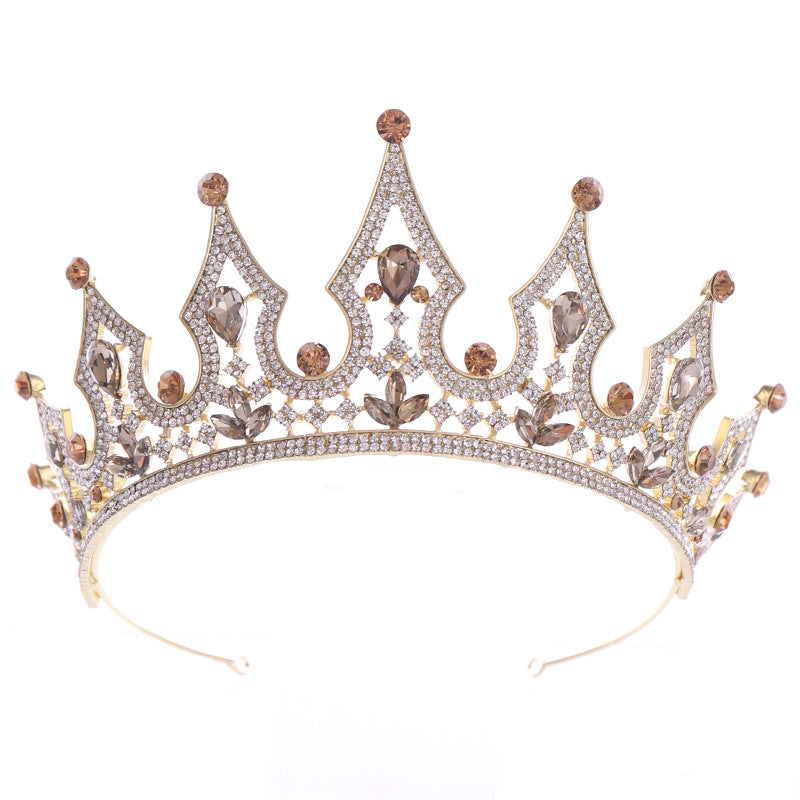 Rhinestone Crown Hair Hoop Headband