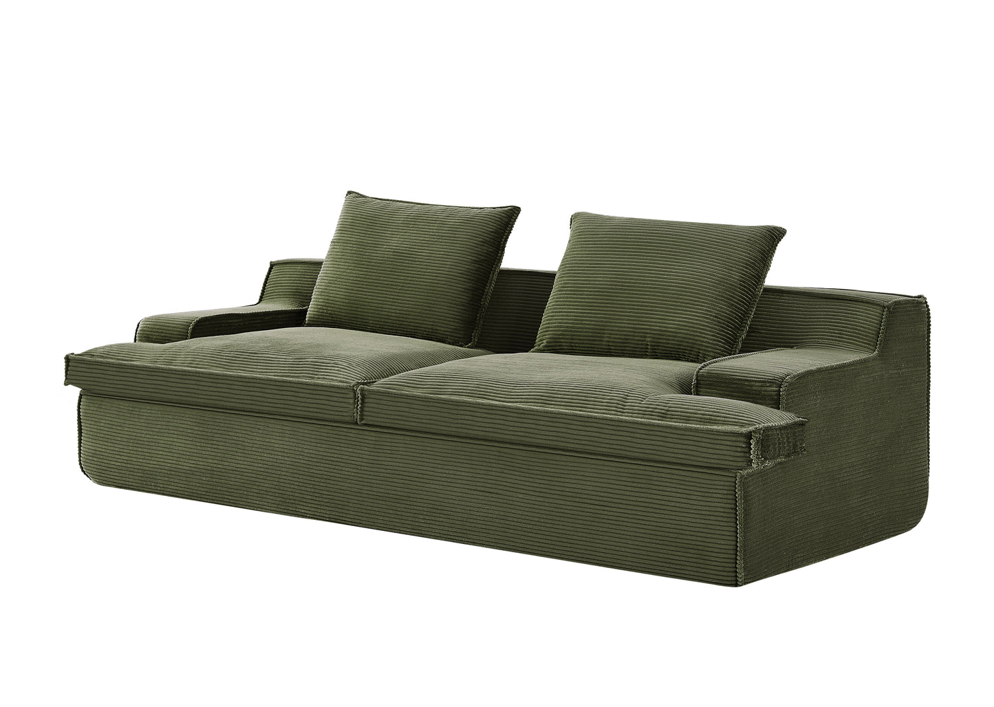 Nimbus Oversized Full Foam 4 Seater Couch For Living Room Upholstered