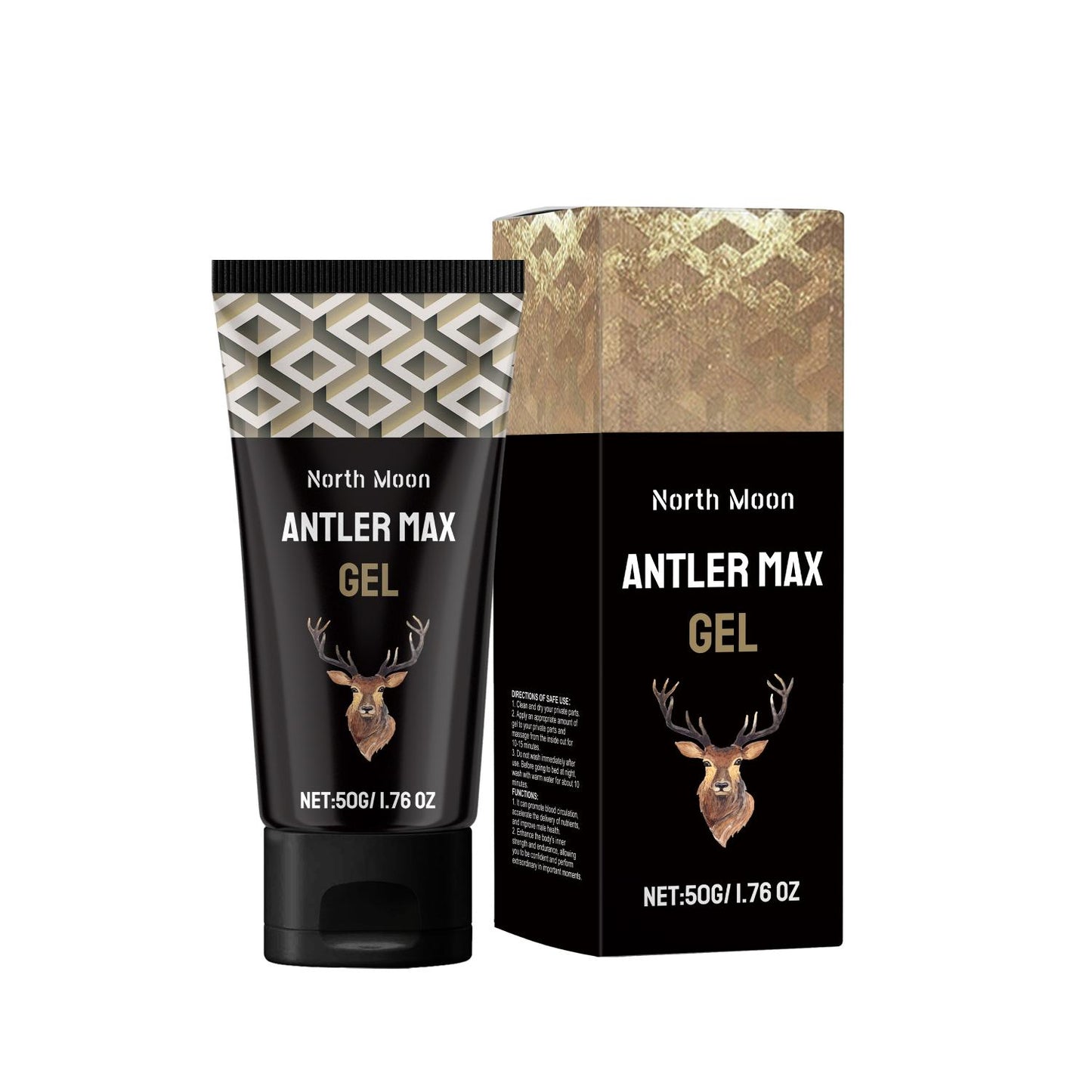 Golden Titan Massage Gel 50g for Skin Care & Body Relaxation