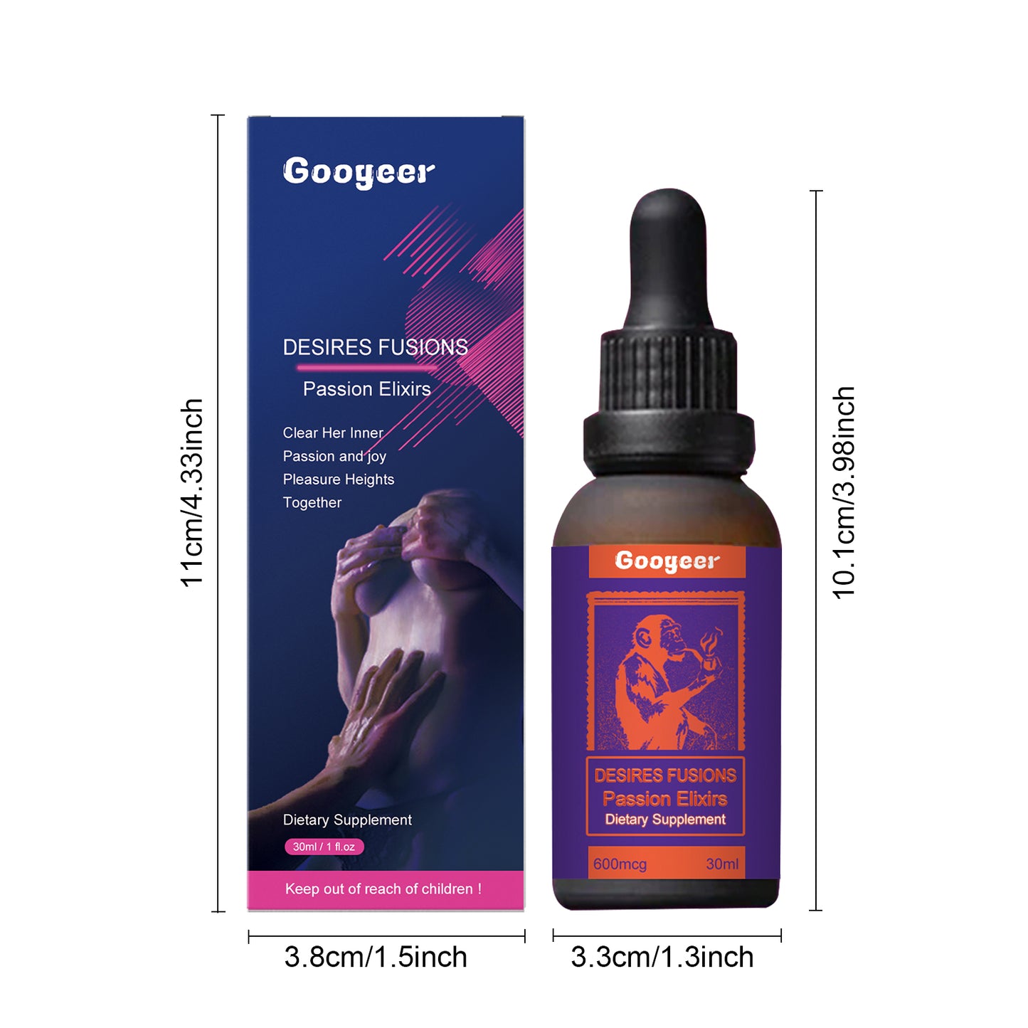 Women's Vitality Support Drops - Natural Shilajit & Ginseng Herbal Elixir
