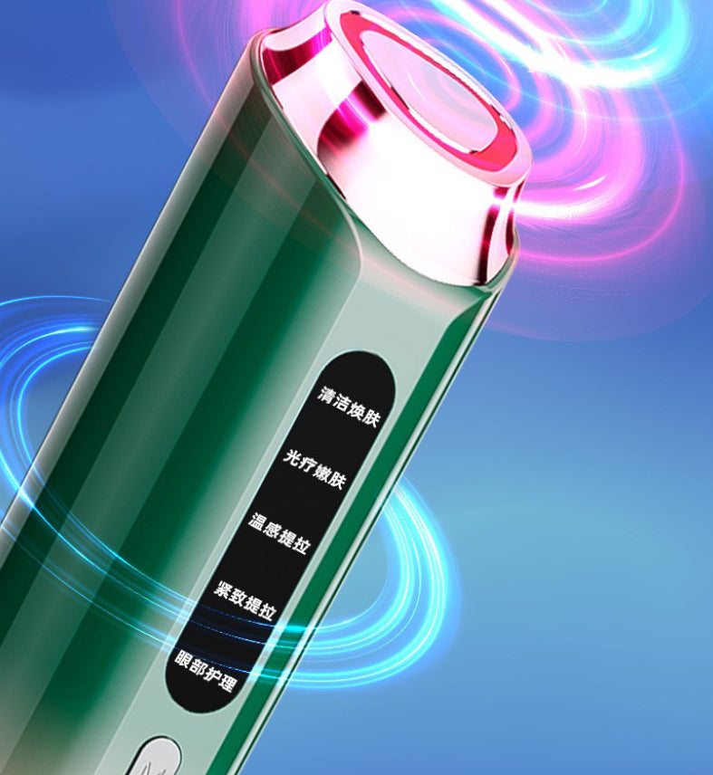 Electronic Facial Care Device for Home Use, USB & Green Gradient