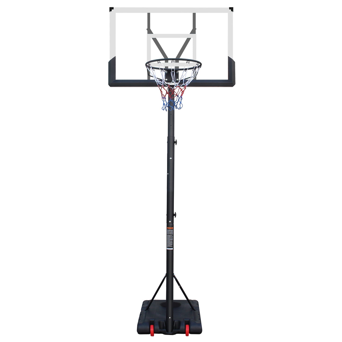 Height Adjustable Portable Basketball Hoop - 5.73-10FT with Wheels
