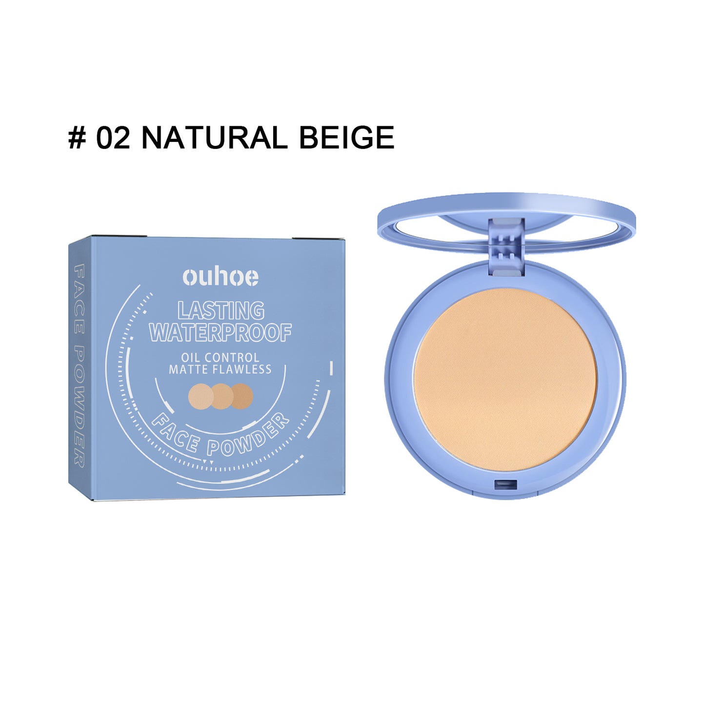 Long-Lasting Finishing Setting Powder - Lightweight & Waterproof Makeup