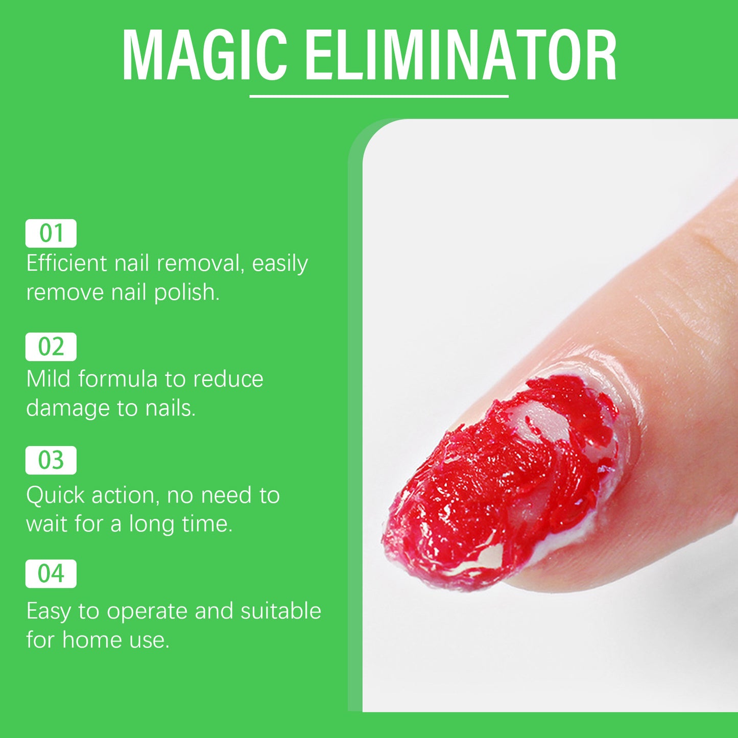 Nail Polish Remover 15ml Gentle, Easy-Use Lytic Agent for Nail Care