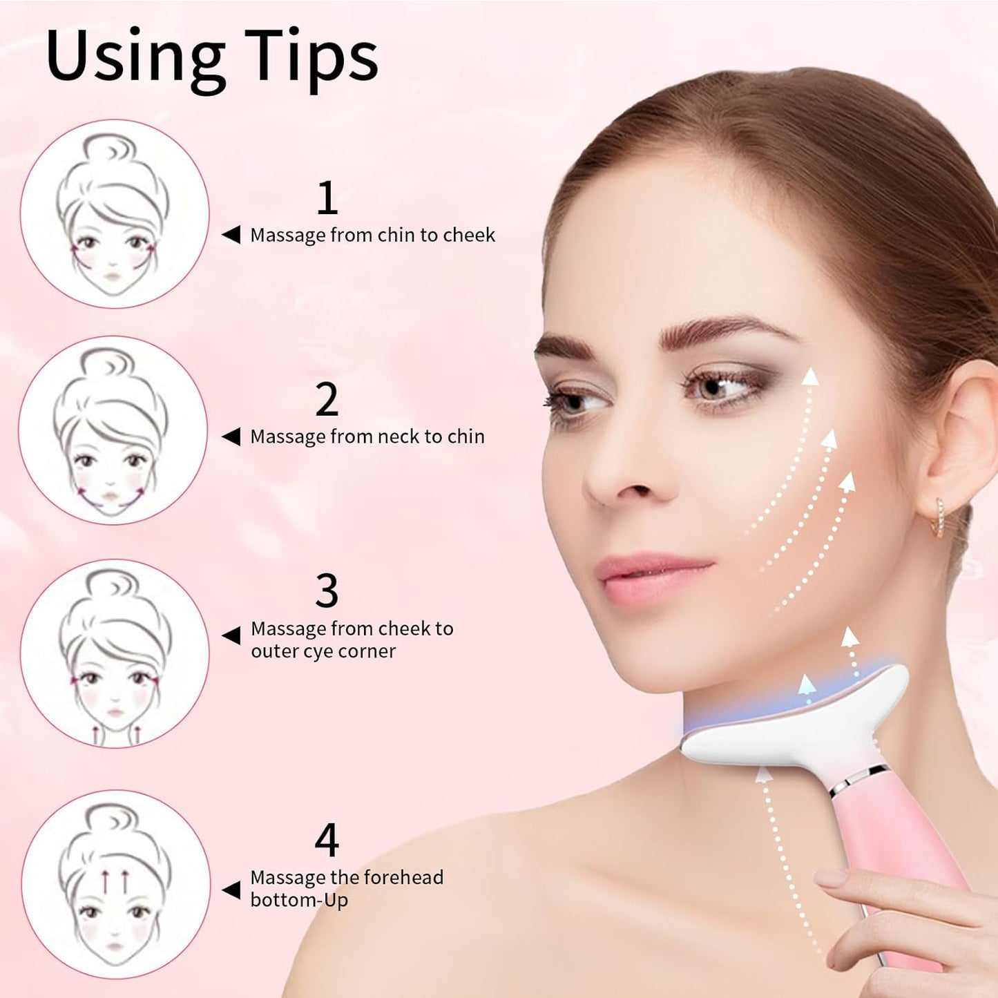 3-in-1 Facial Massager - Portable Heated Neck and Face Sculpting Tool