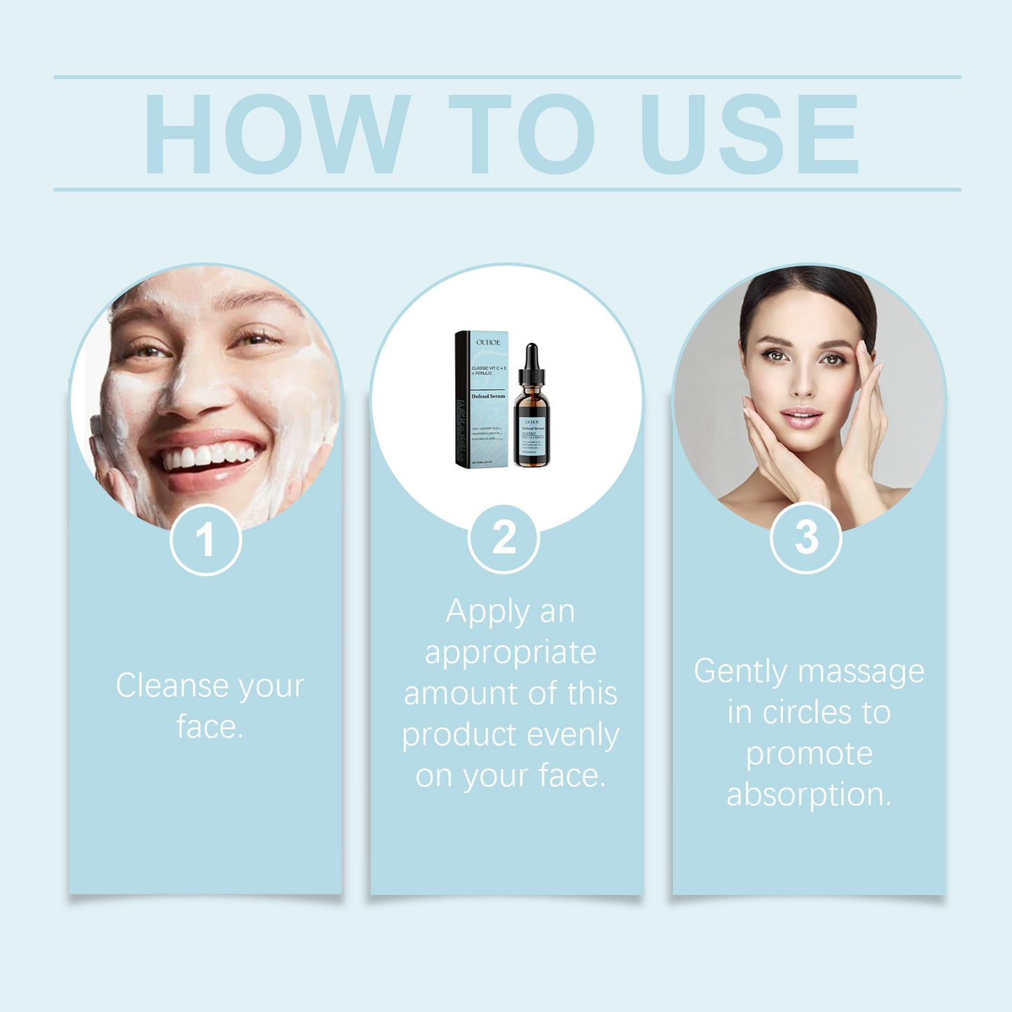 Hyaluronic Acid Facial Serum - Moisturizing & Firming Skin Care - 30ml