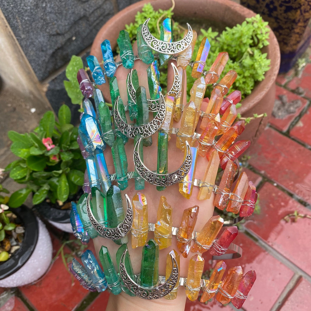 Crystal Rainbow Hair Hoop Headband