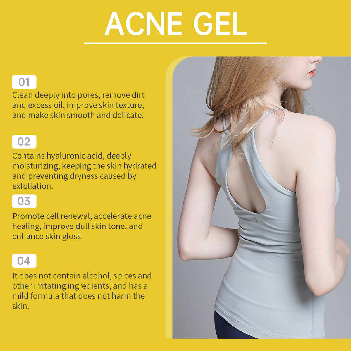 Waist Acne Gel Skin Cleansing
