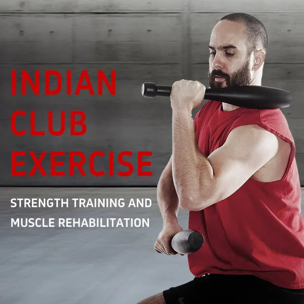 15LB Indian Club - Iron Exercise Bat for Strength Training