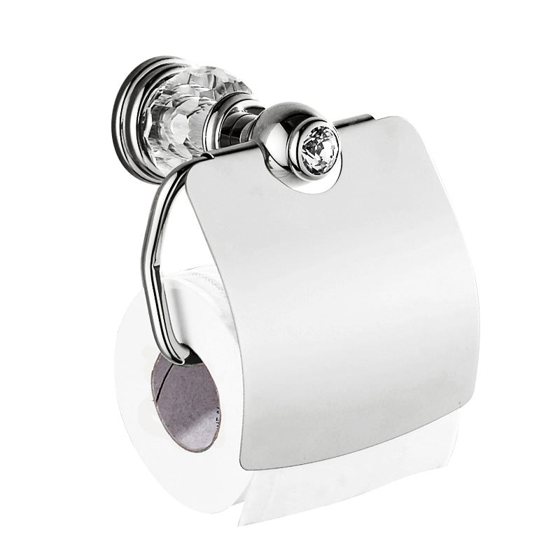 Gold & Chrome Toilet Paper Towel Holder Bathroom Wall Mount Copper Finish