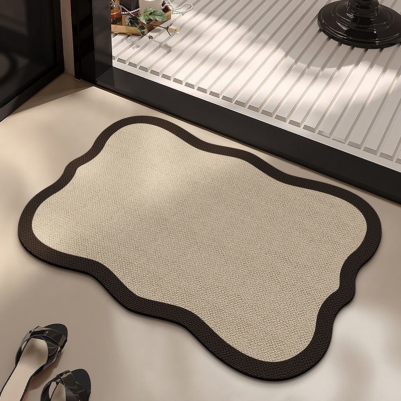 Water-Absorbent Non-Slip Quick-Drying Shower Mat for Home Bathroom