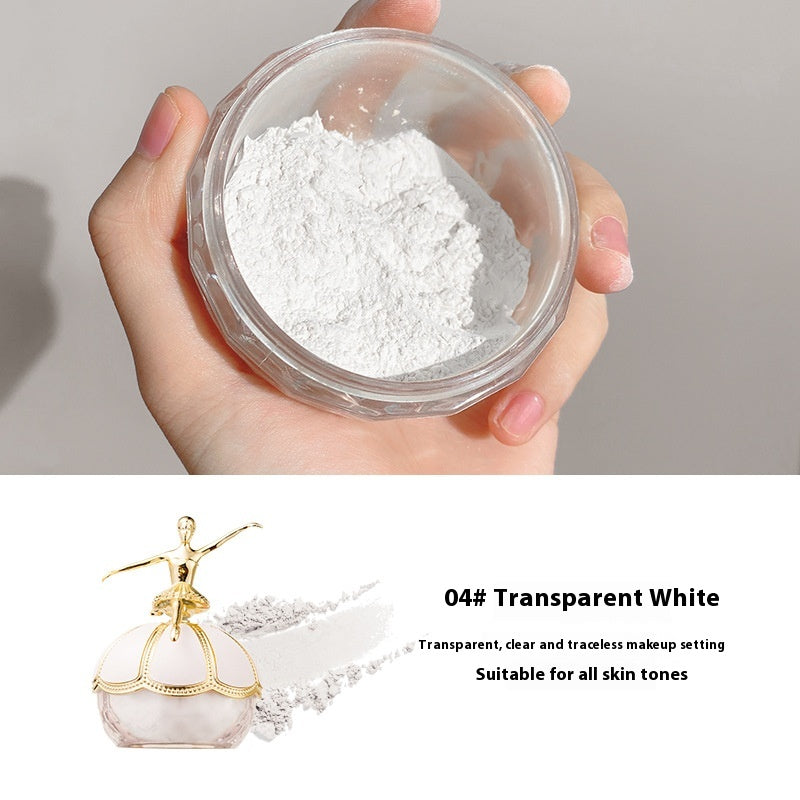 Oil Control Invisible Face Powder Waterproof Makeup Fixer Natural & Cherry Blossom
