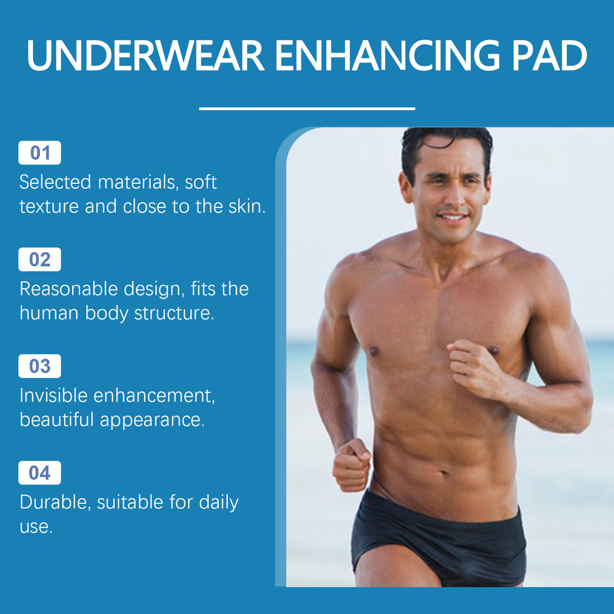 Men's Body Nursing Pad Breathable Anti-wear