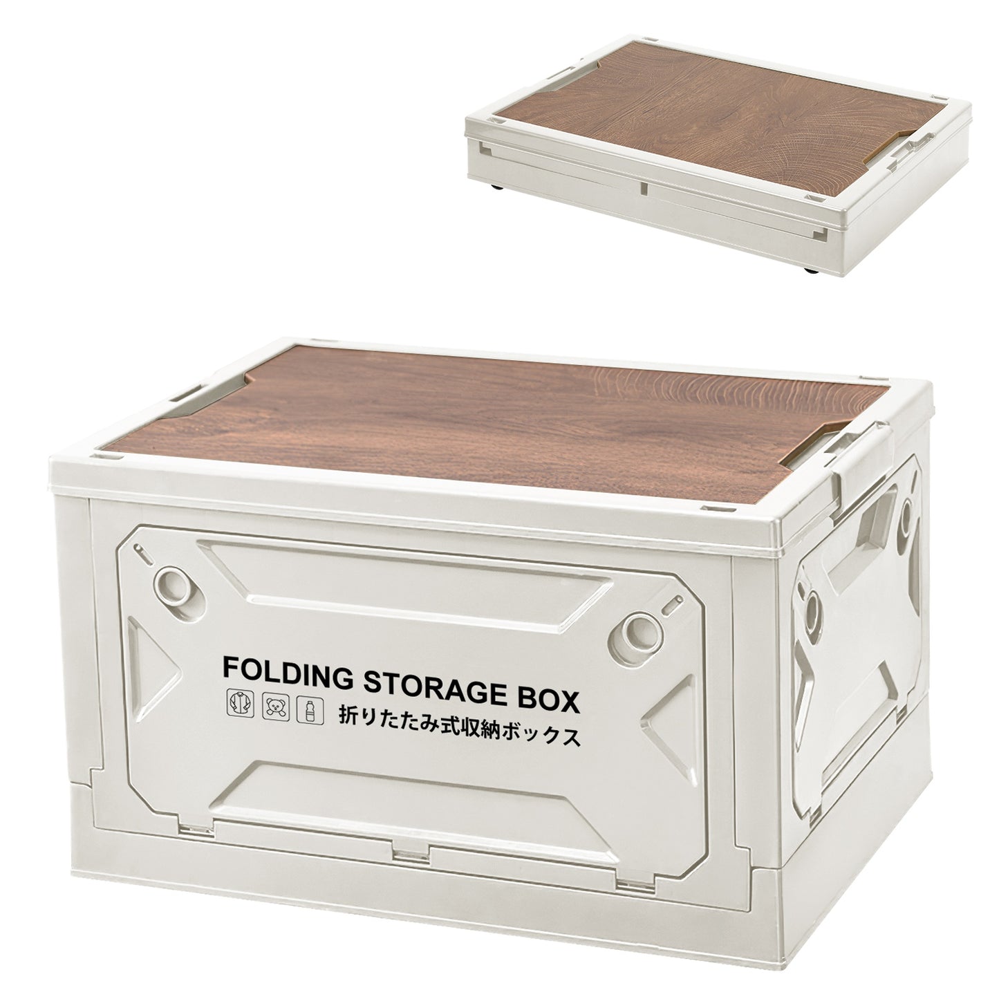 1Pc Folding Storage Bin For Home OrganizationCamping Collapsible