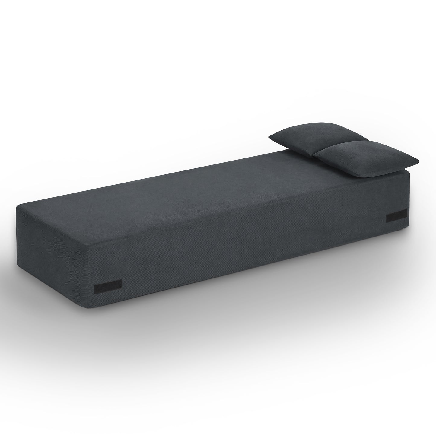 Modern 3-Seater Sofa - No Assembly, Compact Design, Gray