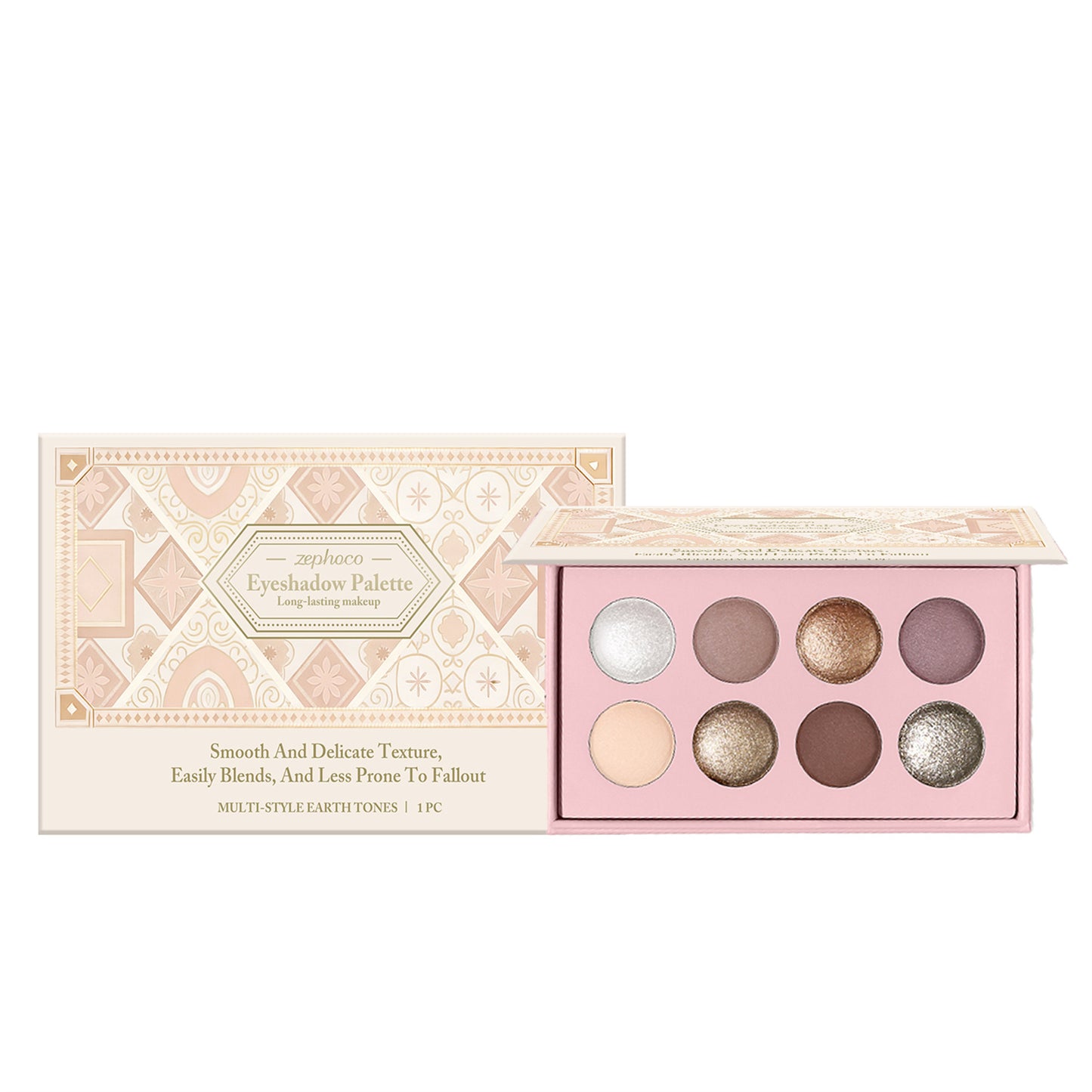 Sparkling Eye Makeup Tray for Eyeshadow Application - 1 Piece