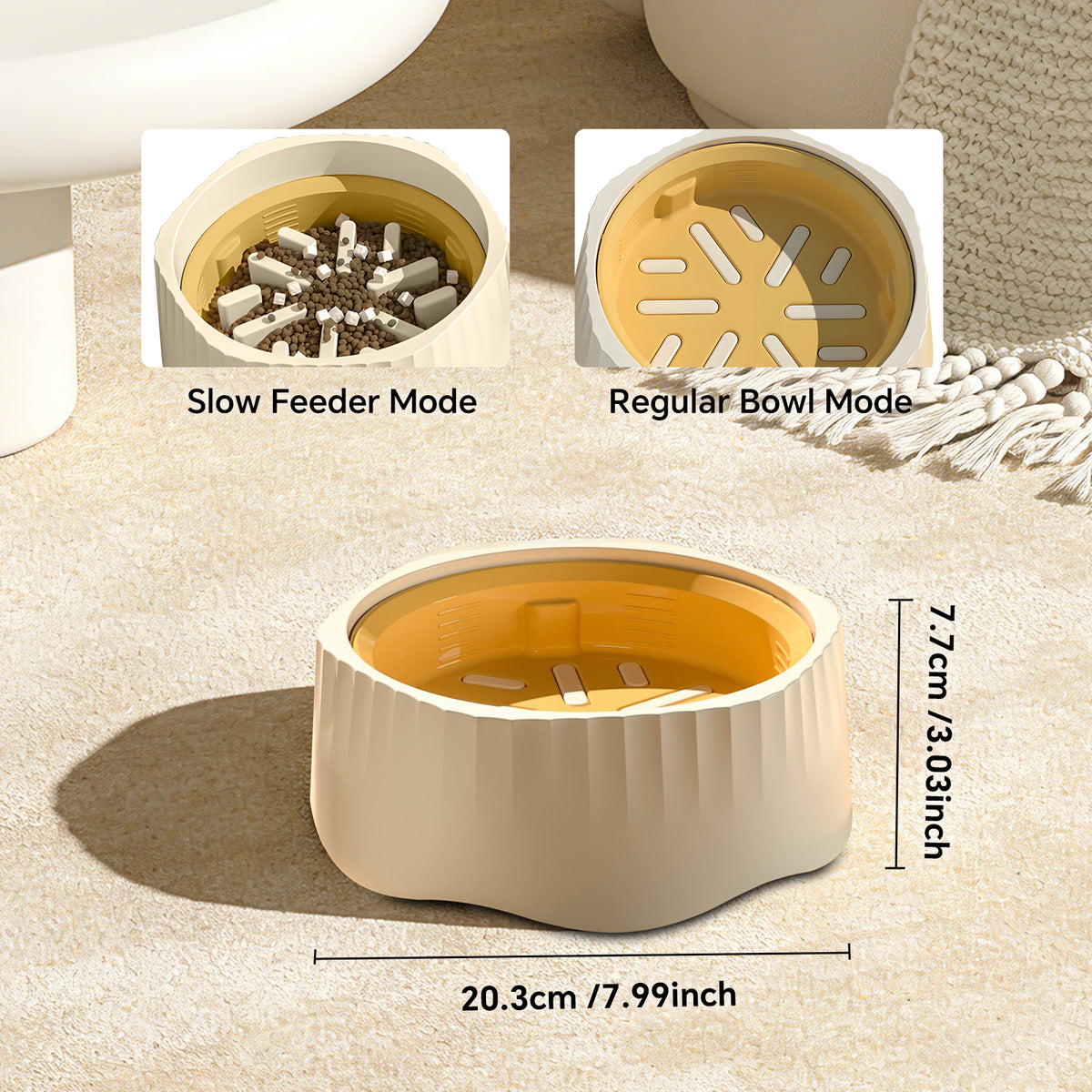 Dual-Purpose Slow-Cooking Pet Bowl - Self Pickup