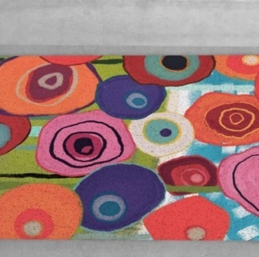 Cartoon Door Mat Non-Slip Stain-Resistant Entrance Rug for Home & Garden