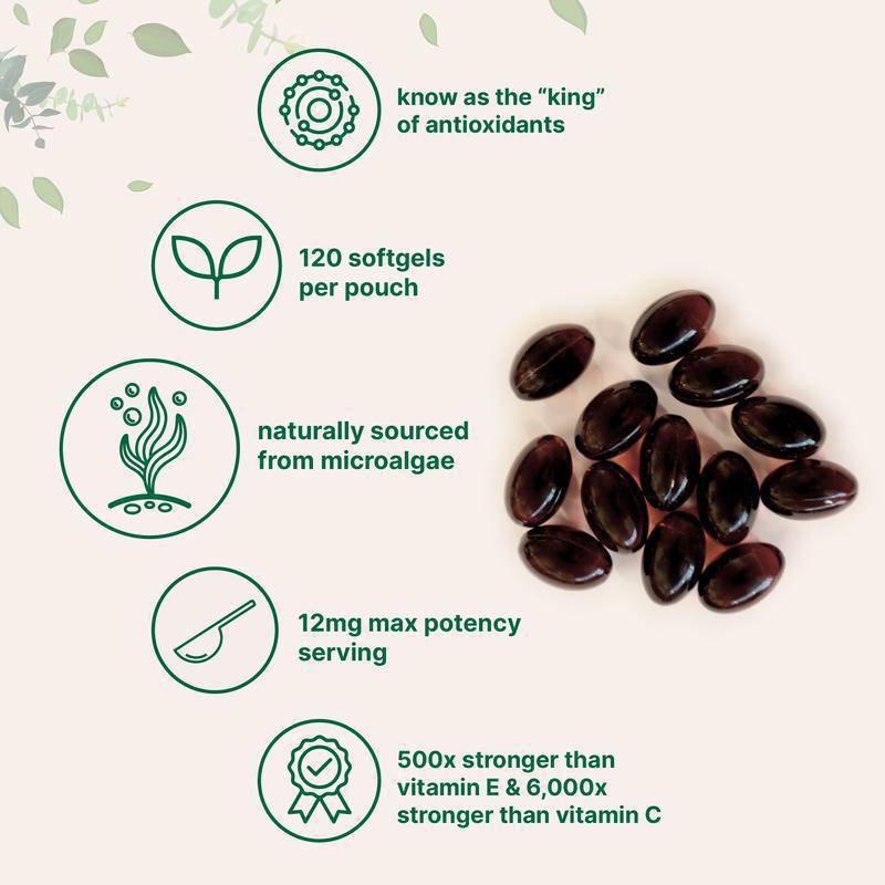 Astaxanthin Soft Capsules 120 Pieces