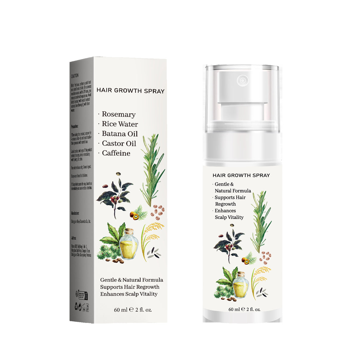 Hair Styling Cream Spray Sparse Solid Dense