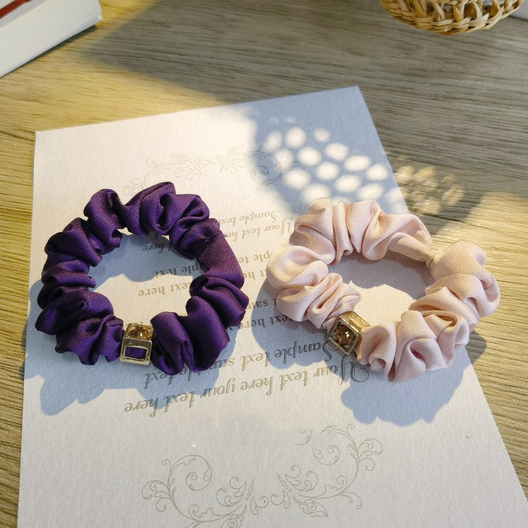 Purple Hair Ring - Japanese Korean Style Elastic Band
