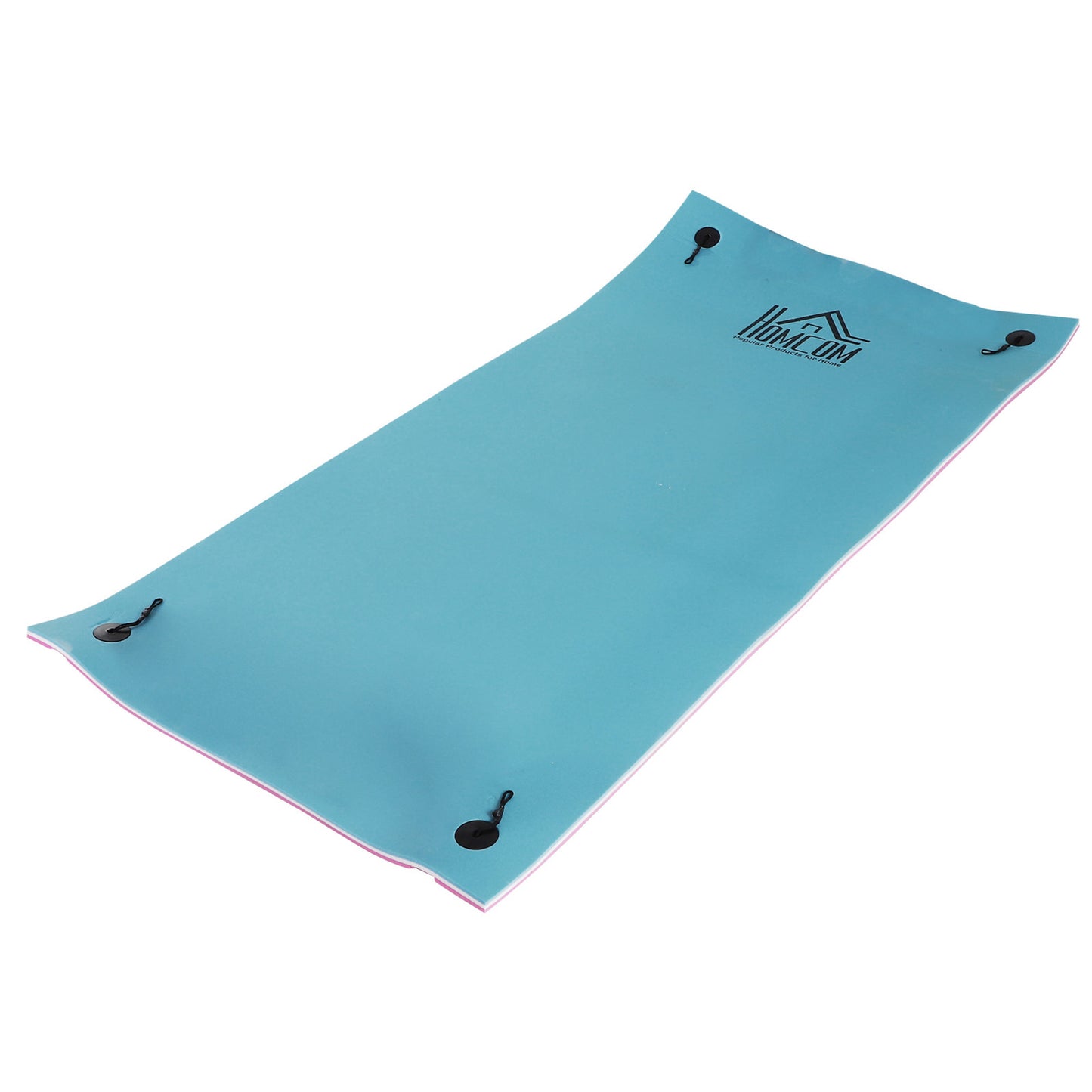 Floating Water Mat 10x5 ft - Durable XPE Foam Raft for Pool & Beach - Pink