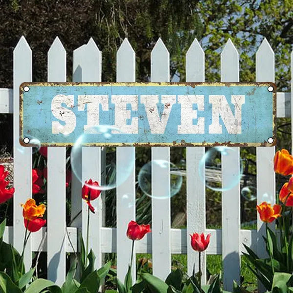 Vintage Aluminum Wall Art Sign - 4x16 Inch Dustproof & Waterproof