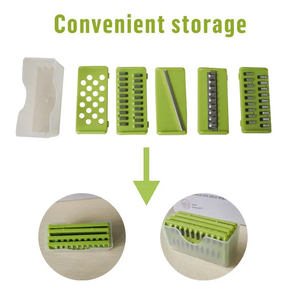 15-in-1 Multifunctional Vegetable Chopper with Non-Slip Design