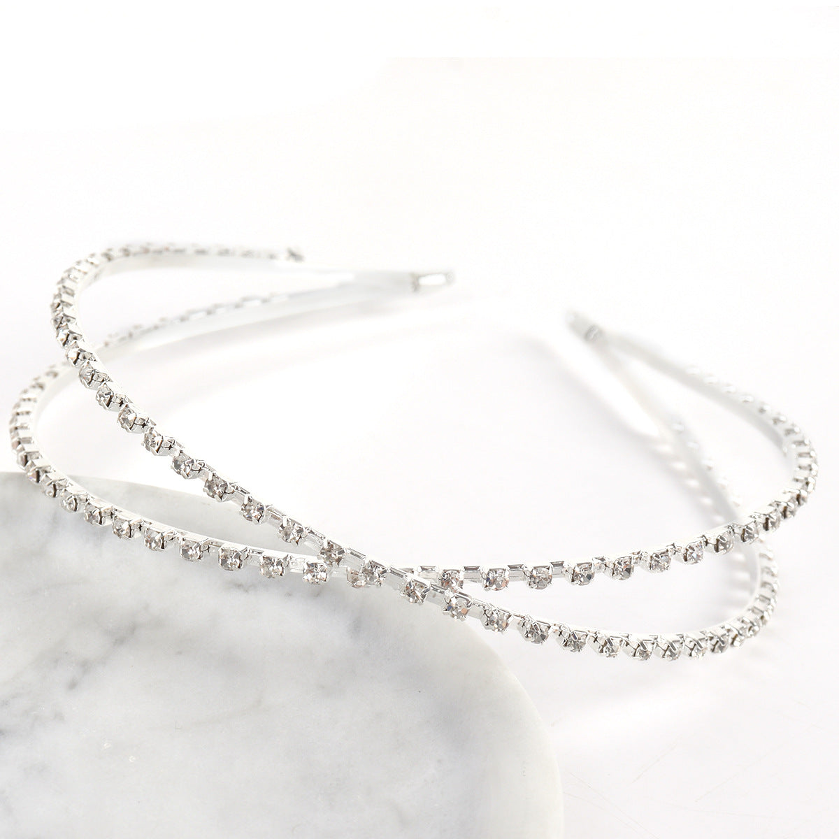 Women's Rhinestone Cross Headband
