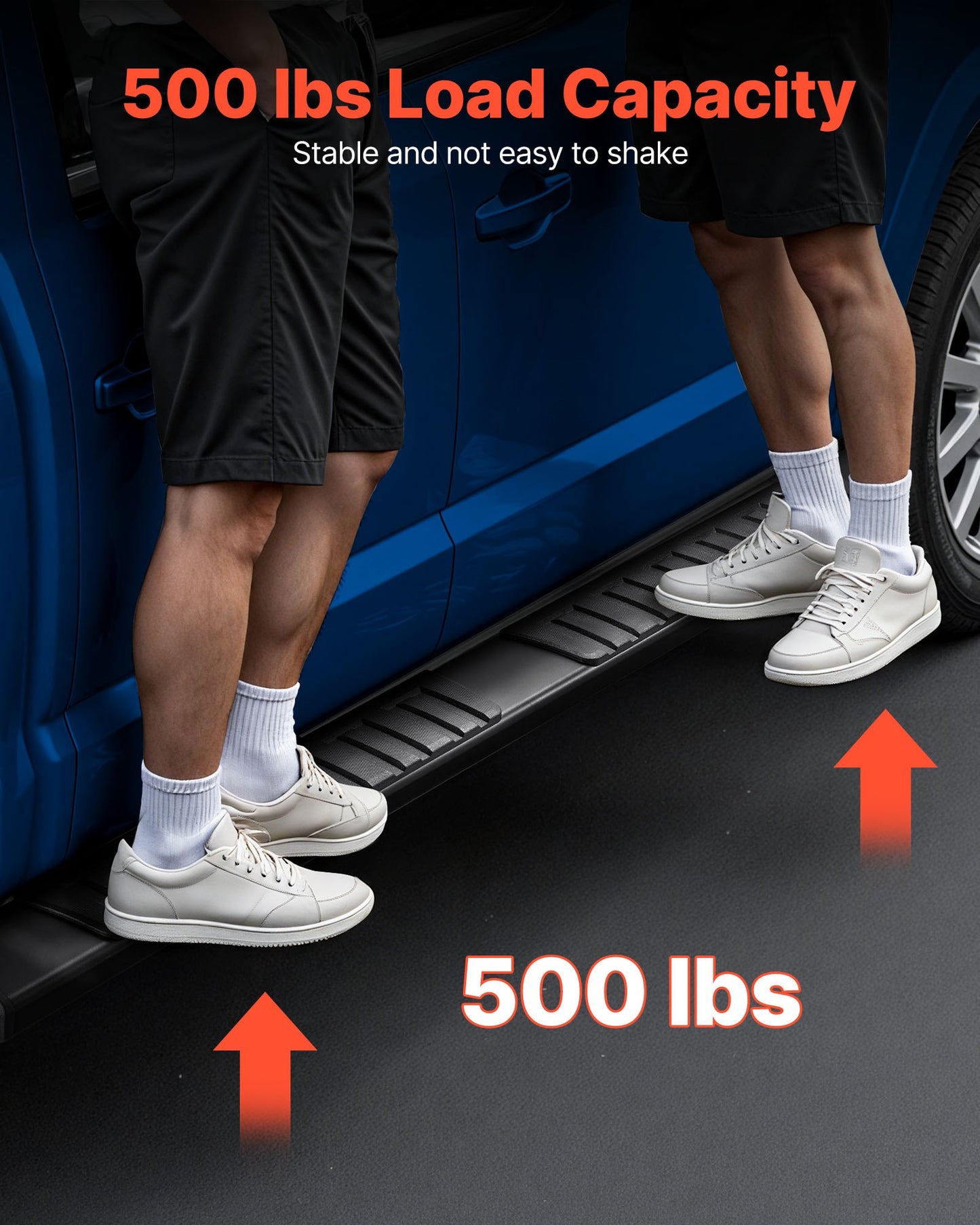 6-Inch Wide Side Steps for Dodge Ram Crew Cab Trucks | Durable Aluminum Running Boards