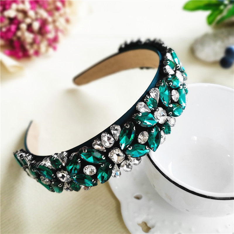 Wide-Brimmed Floral Headband for Hair Accessories - All Colors