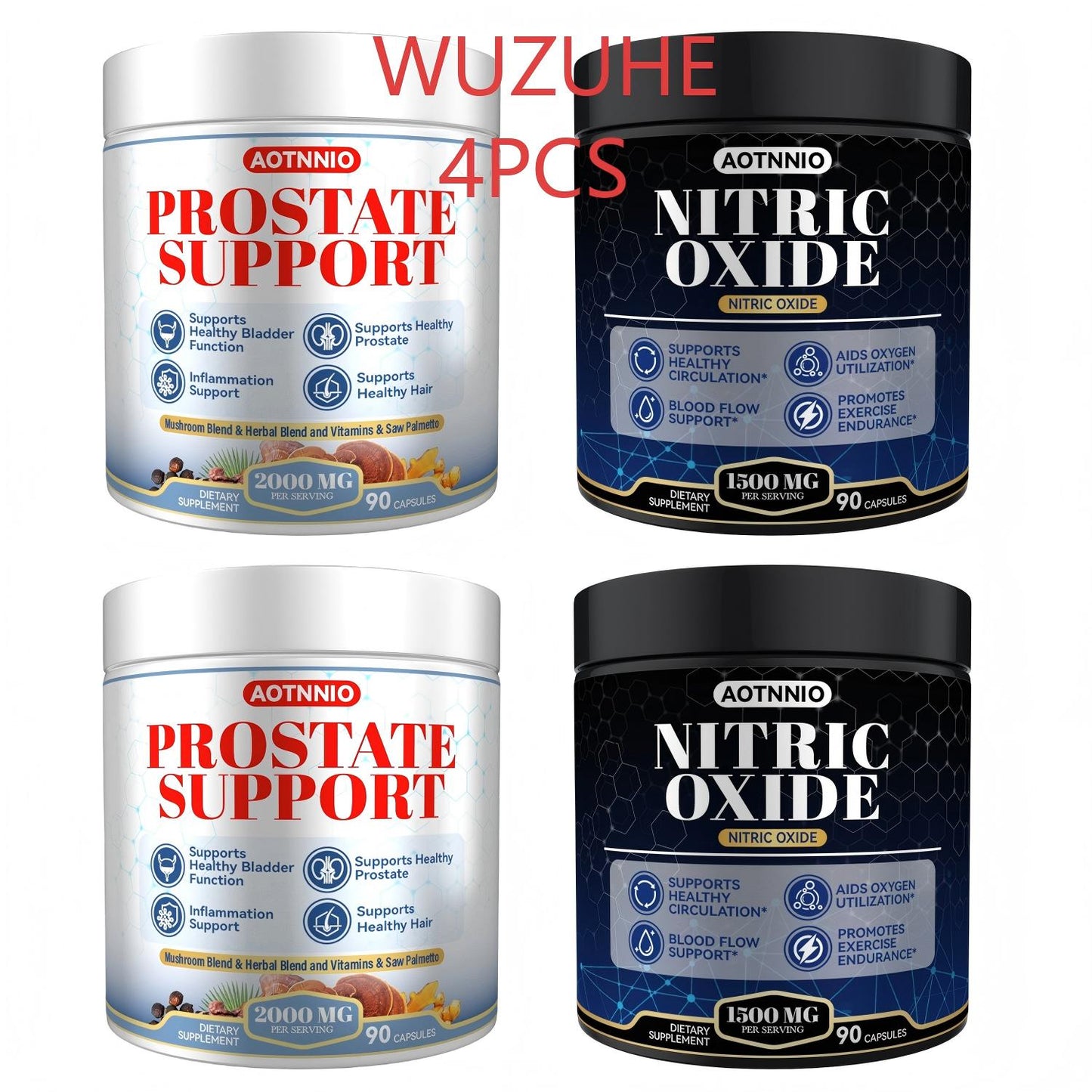 Prostate Nitric Oxide Support Supplement - Multiple Quantity Options