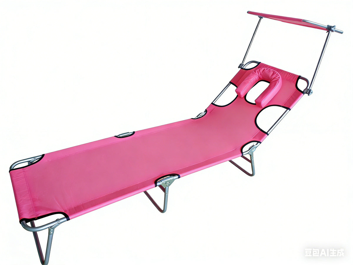 Multifunctional Folding Bed with Detachable Pillow for Office and Beach Use