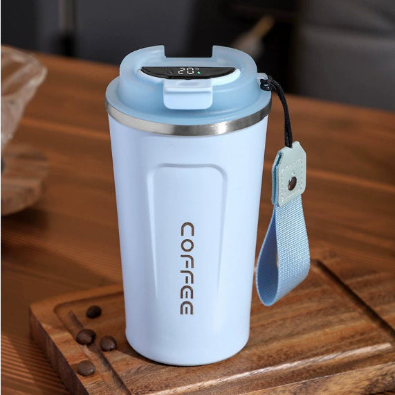 Insulated Stainless Steel Cup with Digital Temperature Display 510ml