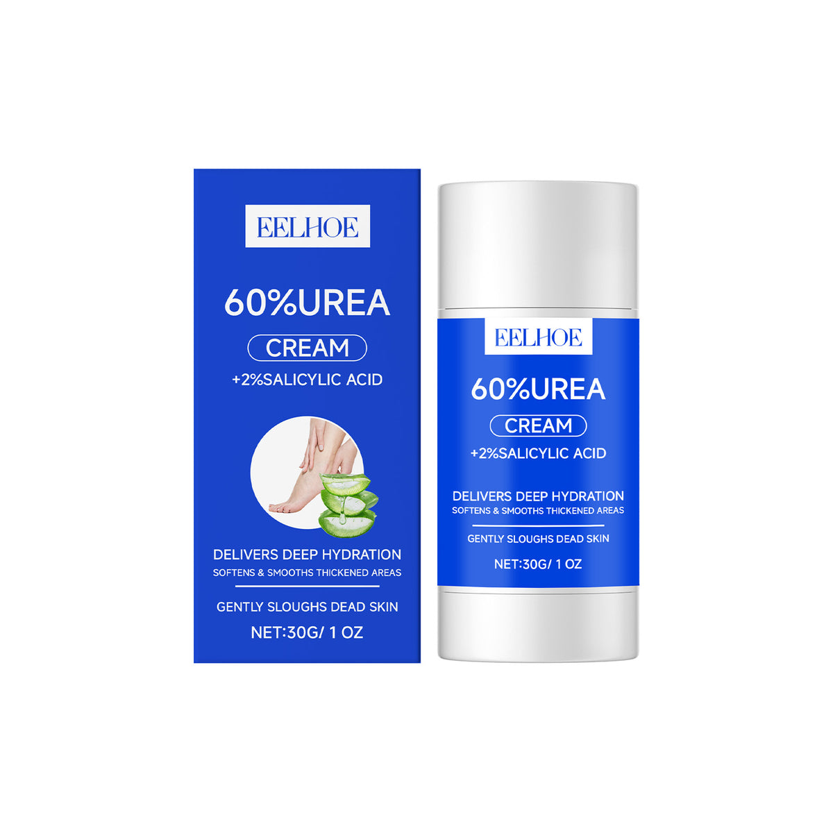 Urea Foot Care Stick 30g - Foot Soothing Balm for Cracked Skin