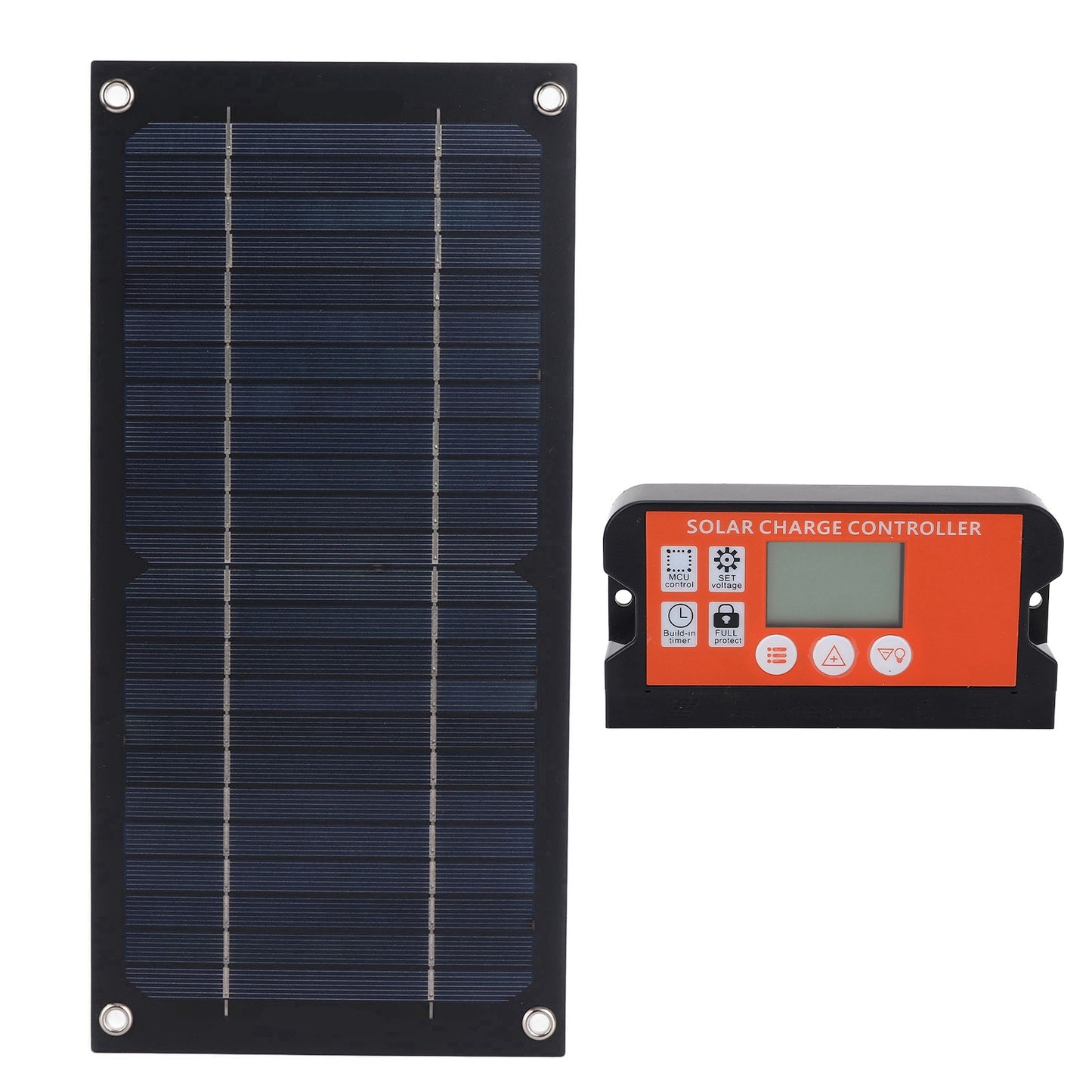 100W Monocrystalline Solar Panel Kit with Charge Controller